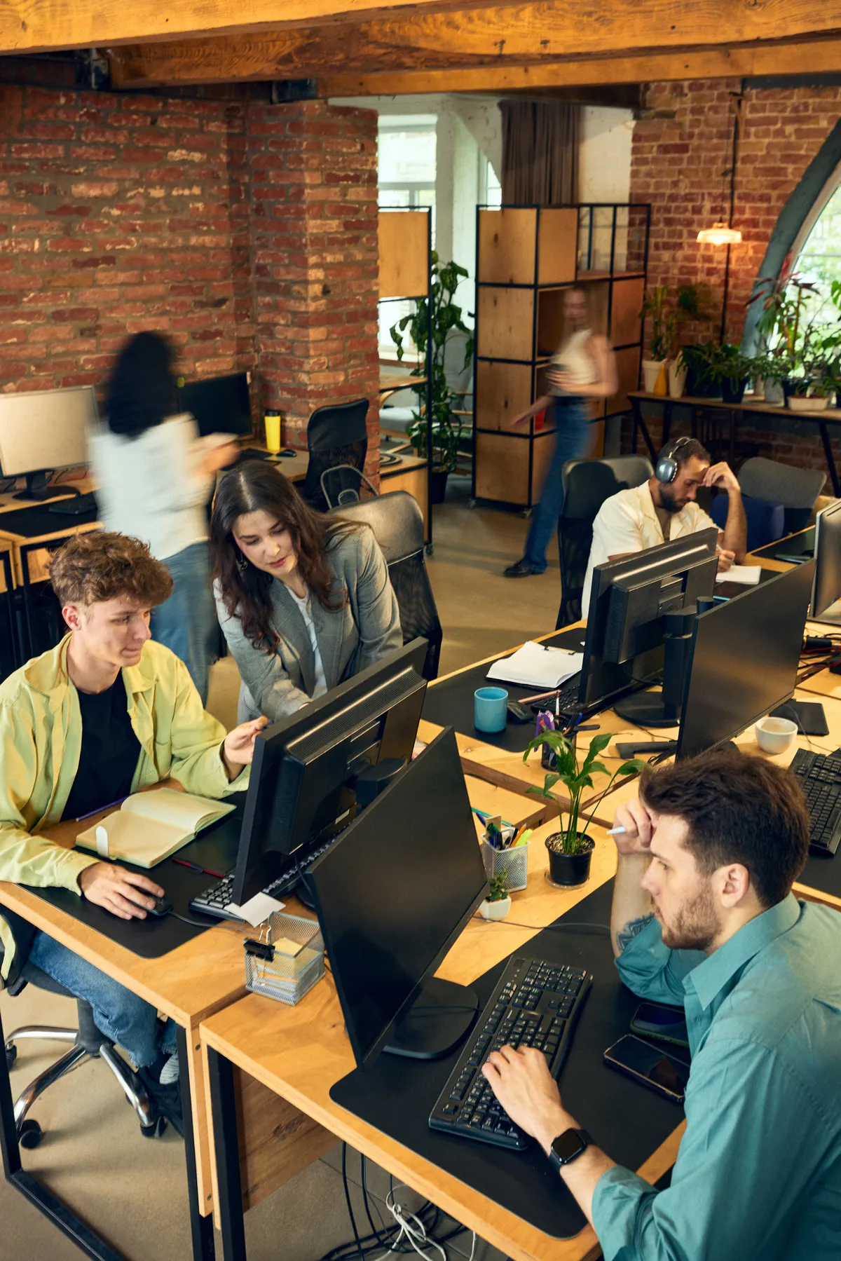 A busy office running smoothly — business continuity in action